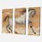 Designart - southwest Beige Horse - Modern Farmhouse Gallery-wrapped Canvas